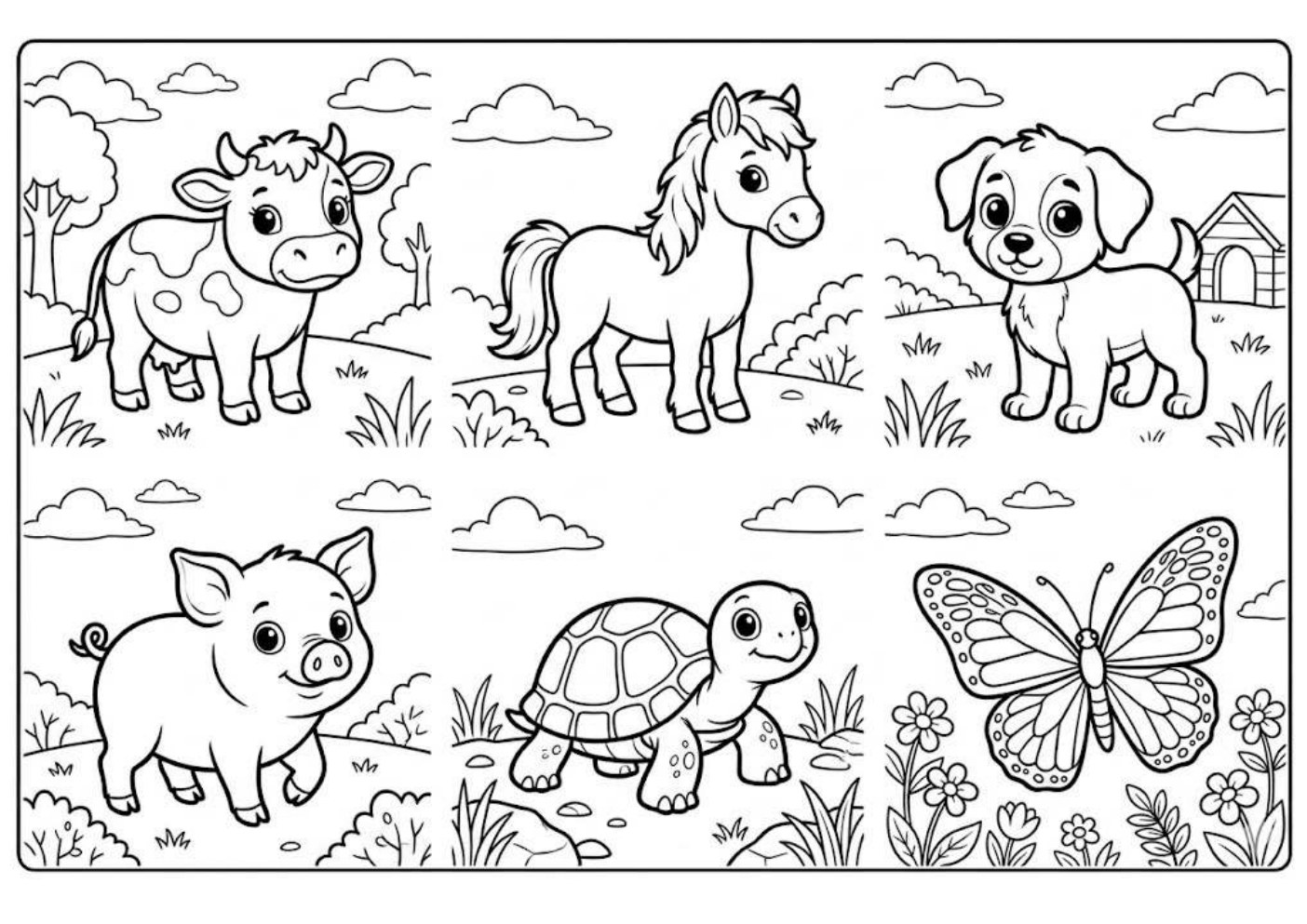 Desenhos de animais da América do Sul para colorir